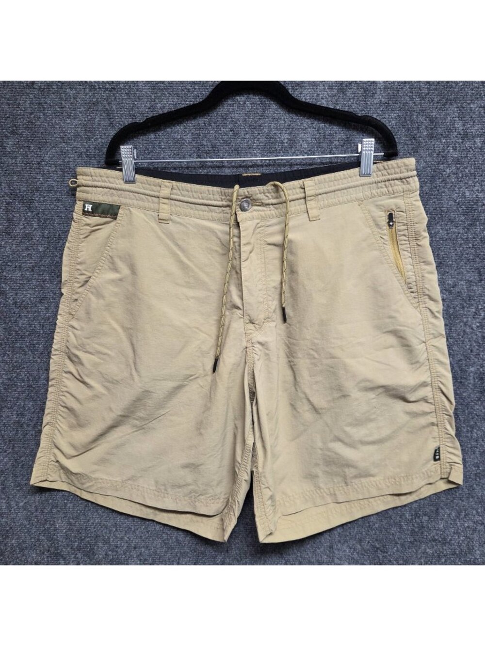 Howler Brothers Shorts Mens 38 Brown Tan Horizon Hybrid Nylon Ripstop Outdoors